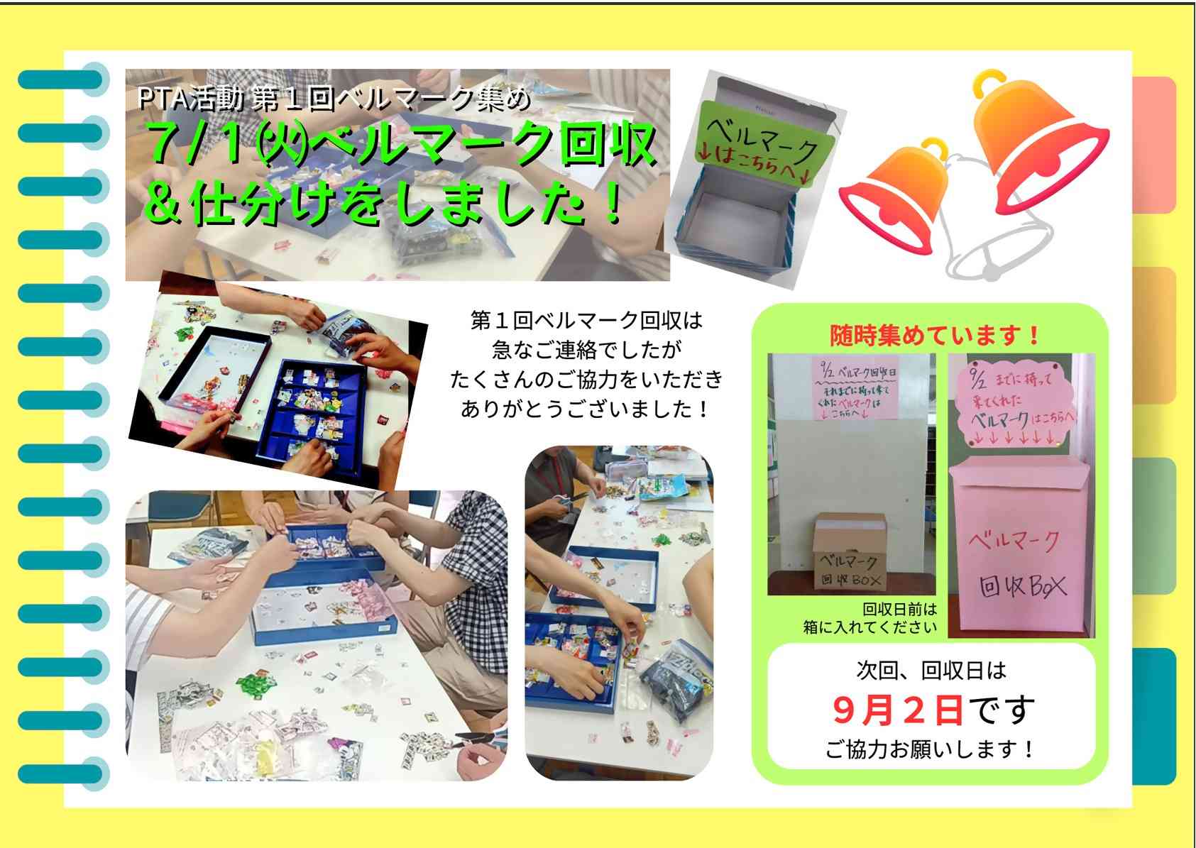 第1回ベルマーク回収